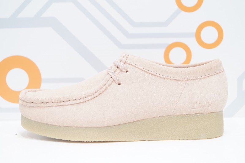 CLARKS WALLABEE EVOSH rose