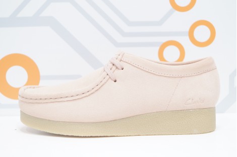CLARKS WALLABEE EVOSH rose