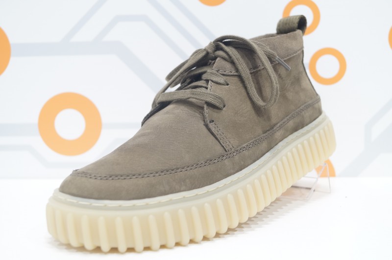 CLARKS TORHILL LACET HI - kaki